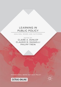 Abbildung von: Learning in Public Policy - Palgrave Macmillan