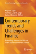 Cover: Contemporary Trends and Challenges in Finance - Springer