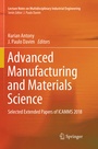 Cover: Advanced Manufacturing and Materials Science - Springer