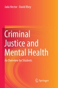 Cover: Criminal Justice and Mental Health - Springer