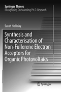Cover: Synthesis and Characterisation of Non-Fullerene Electron Acceptors for Organic Photovoltaics - Springer