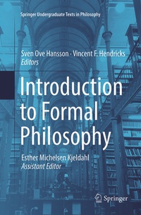 Enlarge image Cover: Introduction to Formal Philosophy - Springer
