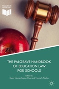 Cover: The Palgrave Handbook of Education Law for Schools - Palgrave Macmillan