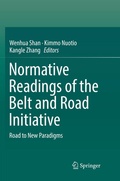 Cover: Normative Readings of the Belt and Road Initiative - Springer