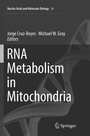 Cover: RNA Metabolism in Mitochondria - Springer