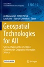 Cover: Geospatial Technologies for All - Springer