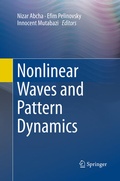 Cover: Nonlinear Waves and Pattern Dynamics - Springer