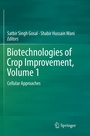 Cover: Biotechnologies of Crop Improvement, Volume 1 - Springer