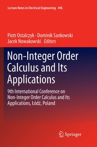 Enlarge image Cover: Non-Integer Order Calculus and its Applications - Springer