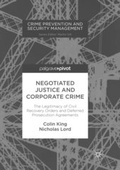 Cover: Negotiated Justice and Corporate Crime - Palgrave Pivot