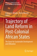 Cover: Trajectory of Land Reform in Post-Colonial African States - Springer
