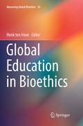 Cover: Global Education in Bioethics - Springer