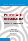 Cover: People with Disabilities - Cambridge University Press