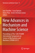 Cover: New Advances in Mechanism and Machine Science - Springer