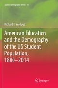 Cover: American Education and the Demography of the US Student Population, 1880 - 2014 - Springer