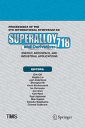 Cover: Proceedings of the 9th International Symposium on Superalloy 718 & Derivatives: Energy, Aerospace, and Industrial Applications - Springer