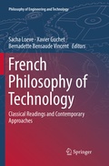 Cover: French Philosophy of Technology - Springer