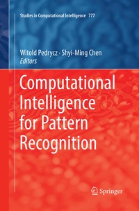 Enlarge image Cover: Computational Intelligence for Pattern Recognition - Springer