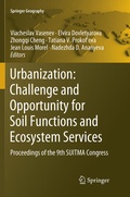 Cover: Urbanization: Challenge and Opportunity for Soil Functions and Ecosystem Services - Springer