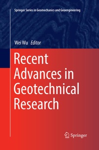 Enlarge image Cover: Recent Advances in Geotechnical Research - Springer