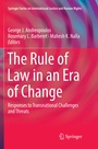 Cover: The Rule of Law in an Era of Change - Springer