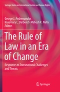 Cover: The Rule of Law in an Era of Change - Springer