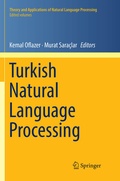 Cover: Turkish Natural Language Processing - Springer