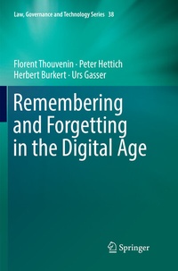 Abbildung von: Remembering and Forgetting in the Digital Age - Springer