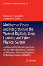 Cover: Multisensor Fusion and Integration in the Wake of Big Data, Deep Learning and Cyber Physical System - Springer