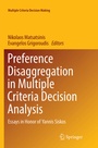 Cover: Preference Disaggregation in Multiple Criteria Decision Analysis - Springer