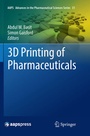 Cover: 3D Printing of Pharmaceuticals - Springer