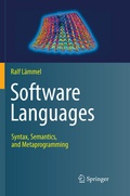Cover: Software Languages - Springer