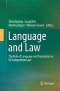 Cover: Language and Law - Springer