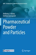 Cover: Pharmaceutical Powder and Particles - Springer