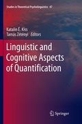 Cover: Linguistic and Cognitive Aspects of Quantification - Springer