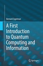 Cover: A First Introduction to Quantum Computing and Information - Springer