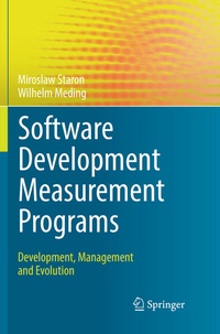 Enlarge image Cover: Software Development Measurement Programs - Springer
