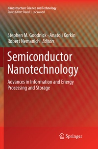 Enlarge image Cover: Semiconductor Nanotechnology - Springer
