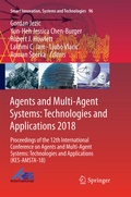 Cover: Agents and Multi-Agent Systems: Technologies and Applications 2018 - Springer