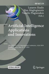Enlarge image Cover: Artificial Intelligence Applications and Innovations - Springer