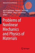 Cover: Problems of Nonlinear Mechanics and Physics of Materials - Springer