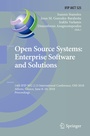 Cover: Open Source Systems: Enterprise Software and Solutions - Springer