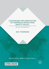 Enlarge image Cover: Customized Implementation of European Union Food Safety Policy - Palgrave Macmillan