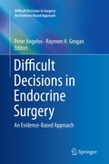 Cover: Difficult Decisions in Endocrine Surgery - Springer