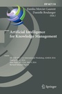 Cover: Artificial Intelligence for Knowledge Management - Springer