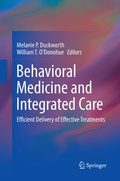 Cover: Behavioral Medicine and Integrated Care - Springer