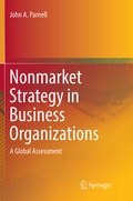 Cover: Nonmarket Strategy in Business Organizations - Springer