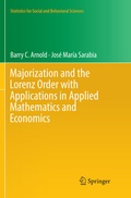 Cover: Majorization and the Lorenz Order with Applications in Applied Mathematics and Economics - Springer