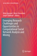 Cover: Emerging Research Challenges and Opportunities in Computational Social Network Analysis and Mining - Springer