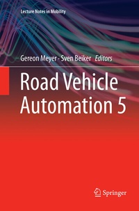 Abbildung von: Road Vehicle Automation 5 - Springer